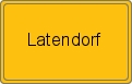 Ortsschild von Latendorf
