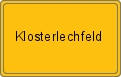 Ortsschild von Klosterlechfeld