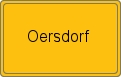 Ortsschild von Oersdorf