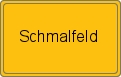 Ortsschild von Schmalfeld