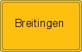 Ortsschild von Breitingen