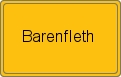 Ortsschild von Barenfleth