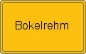 Ortsschild von Bokelrehm
