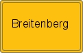 Ortsschild von Breitenberg