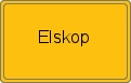 Ortsschild von Elskop