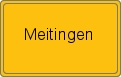 Ortsschild von Meitingen