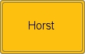 Ortsschild von Horst