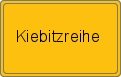 Ortsschild von Kiebitzreihe