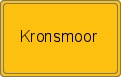 Ortsschild von Kronsmoor