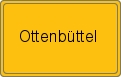 Ortsschild von Ottenbüttel