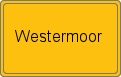 Ortsschild von Westermoor
