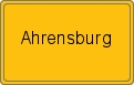 Ortsschild von Ahrensburg