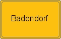 Ortsschild von Badendorf