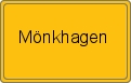 Ortsschild von Mönkhagen