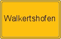 Ortsschild von Walkertshofen