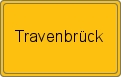 Ortsschild von Travenbrück