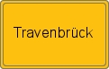 Ortsschild von Travenbrück