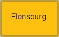 Ortsschild von Flensburg