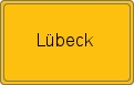 Ortsschild von Lübeck