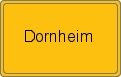 Ortsschild von Dornheim