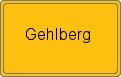 Ortsschild von Gehlberg