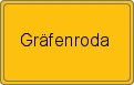 Ortsschild von Gräfenroda