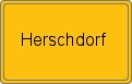 Ortsschild von Herschdorf