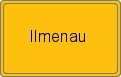 Ortsschild von Ilmenau
