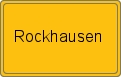 Ortsschild von Rockhausen