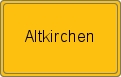 Ortsschild von Altkirchen