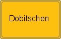 Ortsschild von Dobitschen