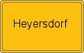 Ortsschild von Heyersdorf