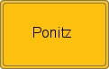 Ortsschild von Ponitz
