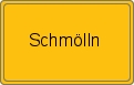 Ortsschild von Schmölln