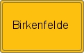 Ortsschild von Birkenfelde