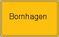 Ortsschild von Bornhagen