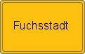 Ortsschild von Fuchsstadt