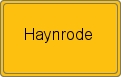 Ortsschild von Haynrode