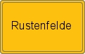 Ortsschild von Rustenfelde