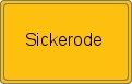 Ortsschild von Sickerode