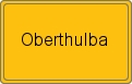 Ortsschild von Oberthulba