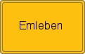 Ortsschild von Emleben