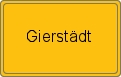 Ortsschild von Gierstädt