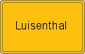 Ortsschild von Luisenthal