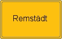 Ortsschild von Remstädt