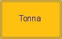 Ortsschild von Tonna