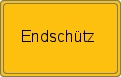 Ortsschild von Endschütz