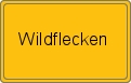 Ortsschild von Wildflecken