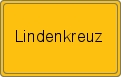 Ortsschild von Lindenkreuz