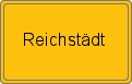 Ortsschild von Reichstädt